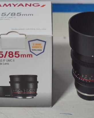 Samyang 85mm T1.5 AS IF UMC II per Sony E mount