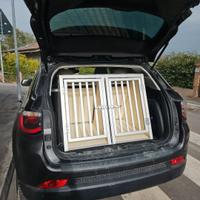 kennel per auto con divisorio