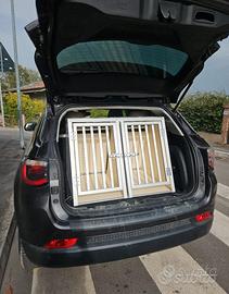 kennel per auto con divisorio
