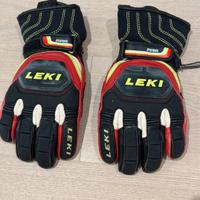 Guanti sci gara Leki taglia 5 (9-11 anni)