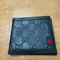 Portafoglio Gucci originale in pelle con motivo GG