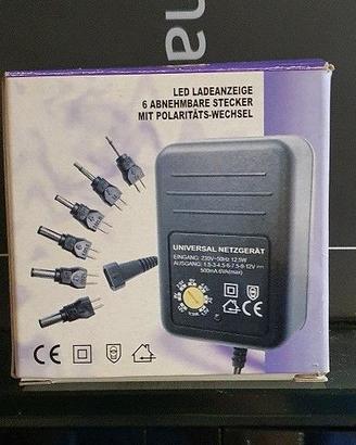 Adattatore Universale 12.5W (500mA).
