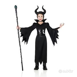 Costume Bambina Halloween Maleficent varie taglie