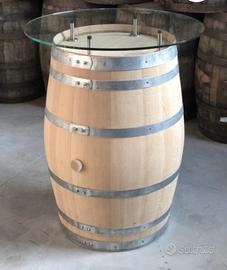 Botte barrique base tavolo snack esterno interno