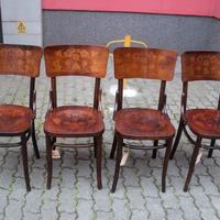 Sedie intarsiate thonet originali