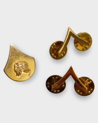 pin spilla metallo gradi militari chevron