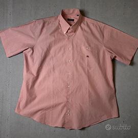 Camicia Burberry – Manica corta rosa (Taglia L)