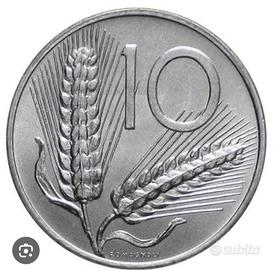 LOTTO DI 16 MONETE DA 10 LIRE SPIGA ANNI 50 BB/MB