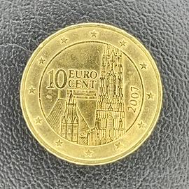Collectible Coin 10 Euro Cents 2007 KM# 3085 🇦🇹