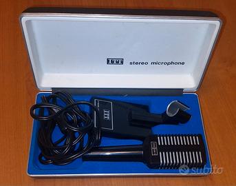 Microfono stereo dinamico vintage giapponese 