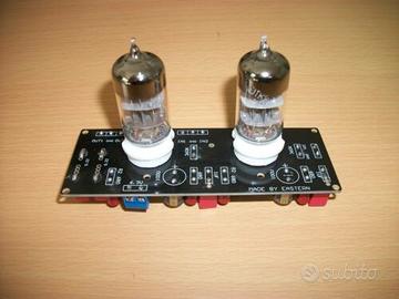 Preamplificatore audio HIFI stereo a 2 tubi