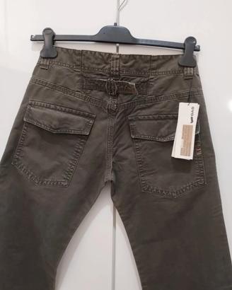 Cargo pantaloni Gas 100% cotone verde  tg  30  nuo
