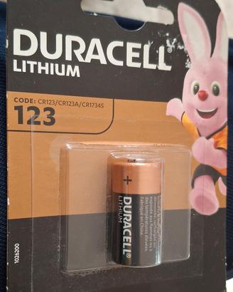 2 batterie 123 duracell