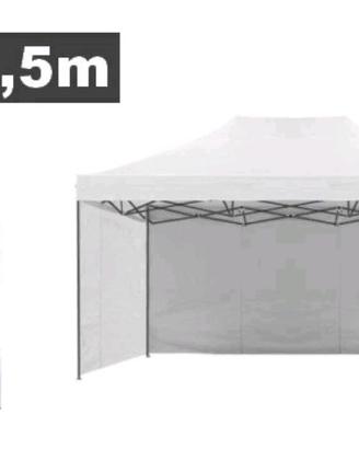 Gazebo pieghevole 4.50 X  3 MT.  con 3 teli Zip