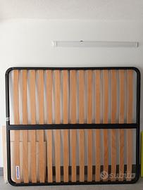 Rete Matrimoniale con doghe in legno