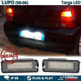 PLACCHETTE Luci Targa LED per VW Lupo CANbus 6500K