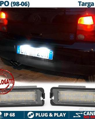 PLACCHETTE Luci Targa LED per VW Lupo CANbus 6500K
