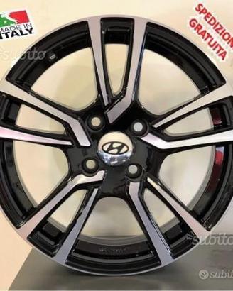 Cerchi in lega Hyundai i10 i20 Accent Atos Getz 17