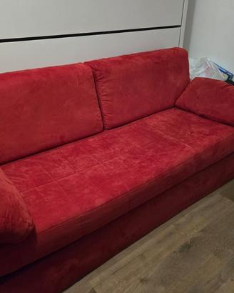 Divano letto con secondo letto estraibile