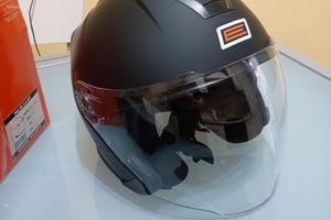 Casco Jet scooter moto Helm con visierino parasole