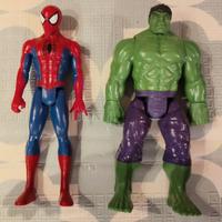 Spiderman e Hulk
