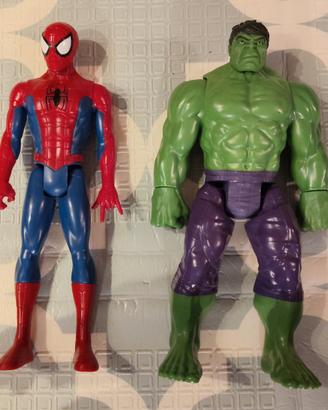 Spiderman e Hulk
