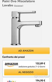 rubinetto lavabo paini