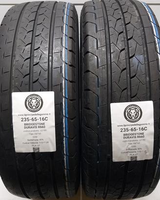 2 GOMME 235 65 16C BRIDGESTONE A52190
