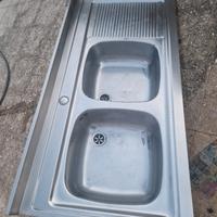 lavandino lavatoio sifone acciaio