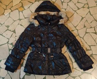 Piumino nero bambina 8 anni