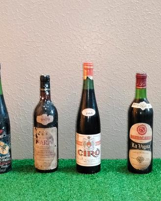 Vecchie Bottiglie di Vini Misti 20€ CAD a Scelta