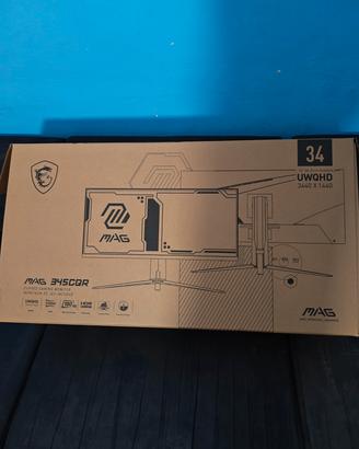 Schermo Gaming 34 curvo MSI 180 HZ