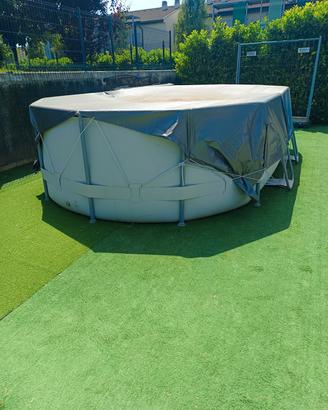 piscina Bestway 347x488 con pompa prezzo trattabil