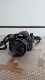 Nikon D5300 + obiettivi 18-55mm  35mm F1.8