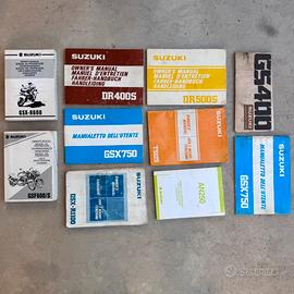 Manuali uso e manutenzione moto suzuki epoca