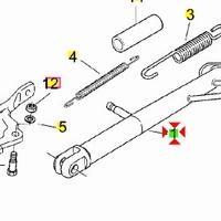 Cavalletto laterale Aprilia Pegaso IE 650 AP814638