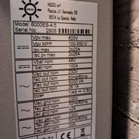 Inverter e batterie impianto fotovoltaico casa