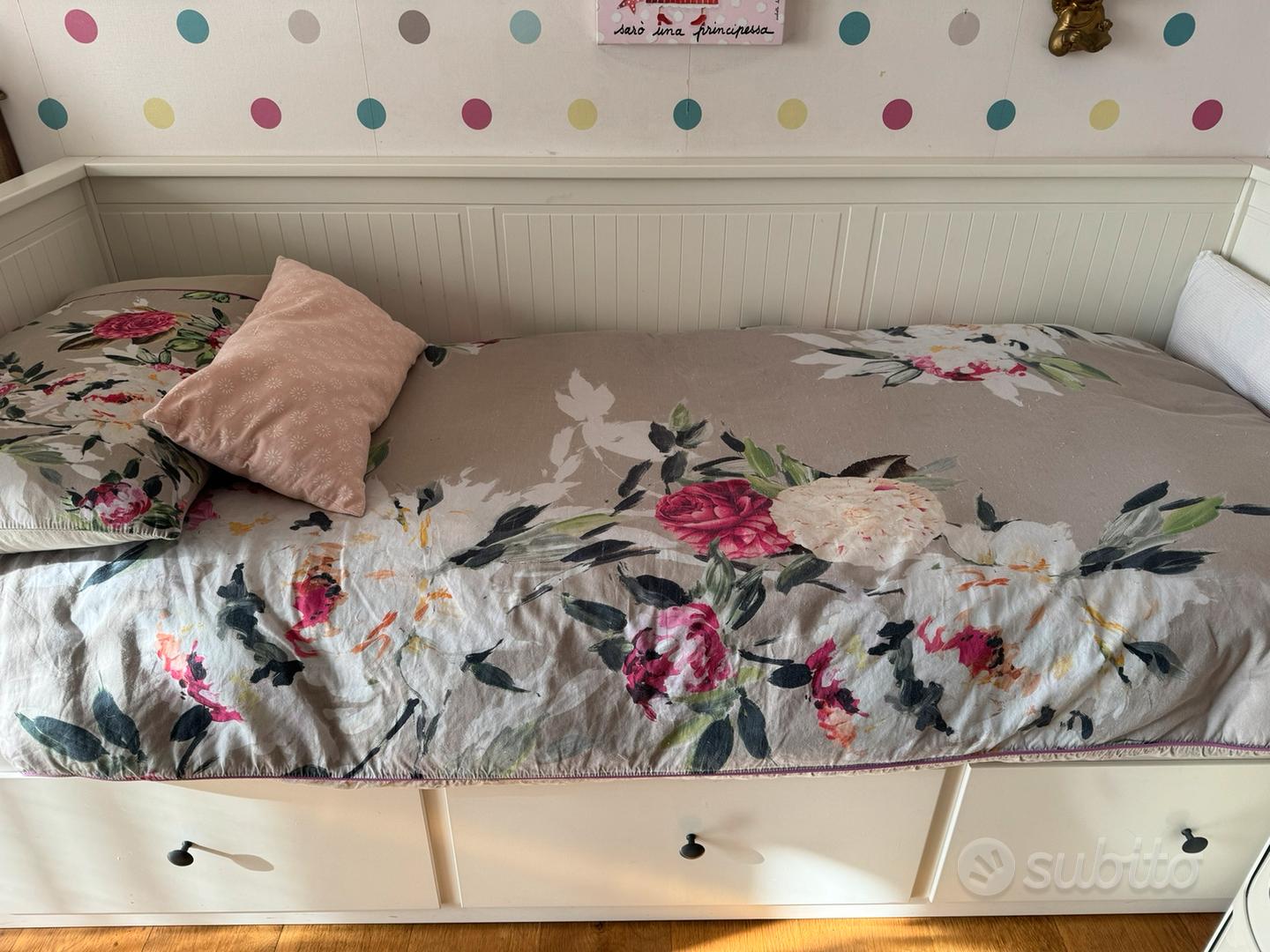 letto ikea Hemnes bianco con cassetti - Arredamento e Casalinghi In vendita  a Chieti