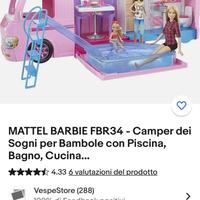 Camper dei sogni di Barbie
