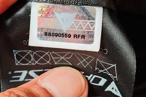 Tuta in pelle Dainese due pezzi taglia 54