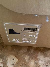 Stivaletti uomo scamosciato blu