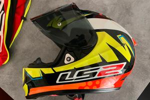 Casco racing integrale bambino
