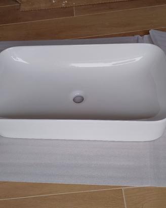 lavabo completo di mensola, staffe e sifone