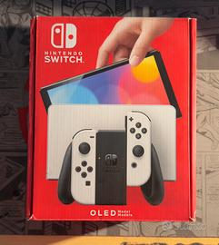 Nintendo Switch OLED Bianco + Giochi e Accessori