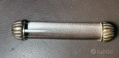 Lente ingrandimento da tavolo con inserti in arg