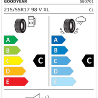 TRENO GOMME TERMICHE GOODYEAR ULTRAGRIP 215/55 R17