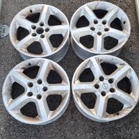 4 - CERCHI IN LEGA OPEL 7X17 5X110 ET39 CB 65,1