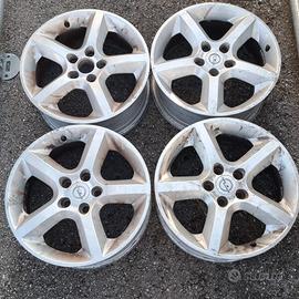 4 - CERCHI IN LEGA OPEL 7X17 5X110 ET39 CB 65,1