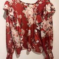 Camicia Rose volant