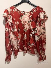 Camicia Rose volant